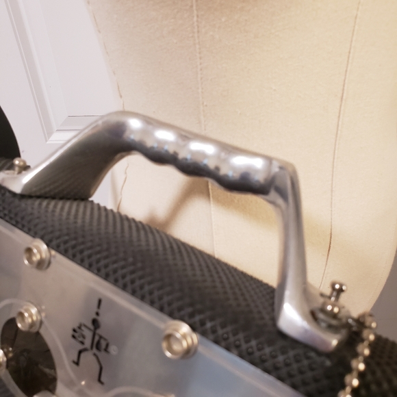 HI-tek Industrial cyber punk pareidolia black vegan rubber messenger unisex bag - Picture 7 of 10